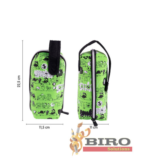 Penar școlar Milan "Tandem" cu 4 compartiment, echipat